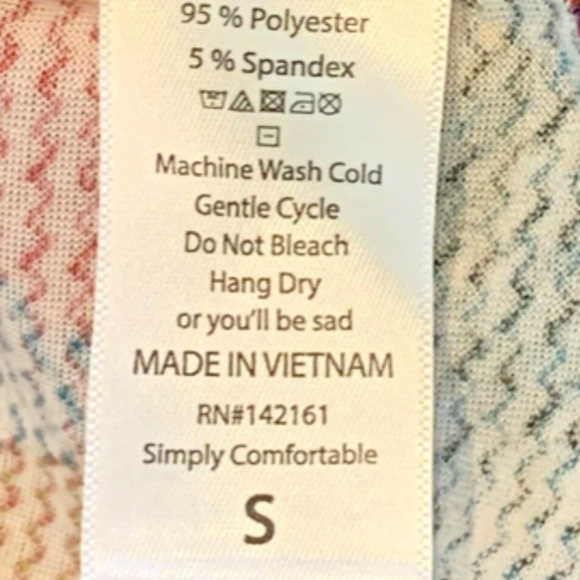 LulaRoe Nicole Stretch Fit & Flare Drop Waist Pullover Sz S Colorful Dress #229E - Picture 5 of 6